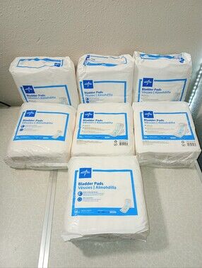 Medline Bladder Pads Bulk 7 Packs 98 Pads Total Odor Protection Maximum